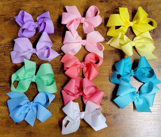 Grosgrain Double Bows