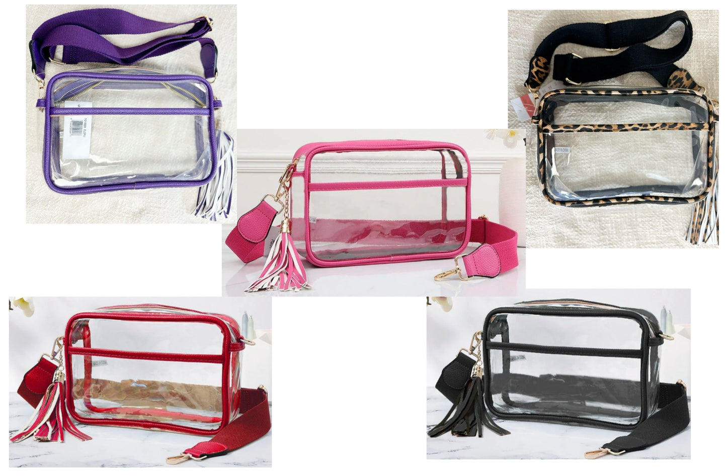 Game Day Clear Crossbody Bag