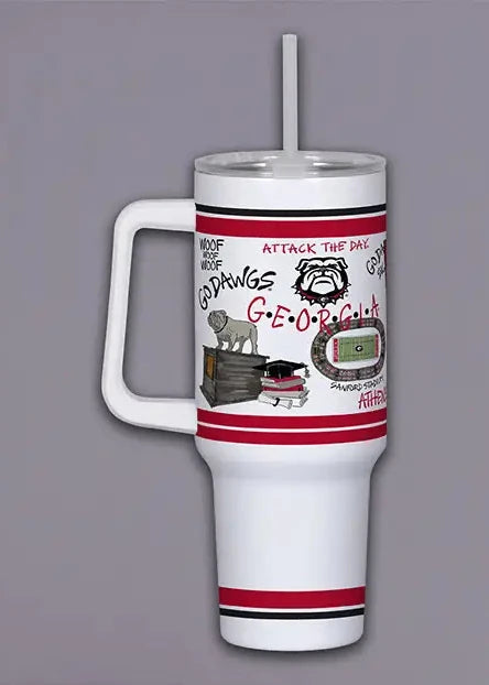 Georgia Bulldawg 40oz Tumbler