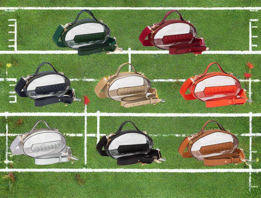 Clear Crossbody Football Bag