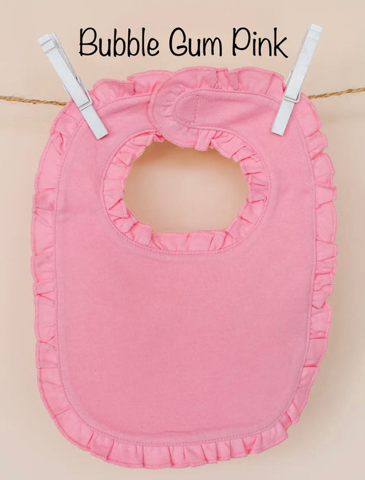 Ruffled Baby Bibs - Tap for Colors